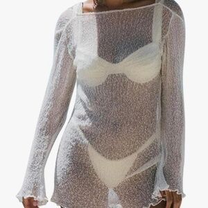 Sheer Beach Cover Up Dress
